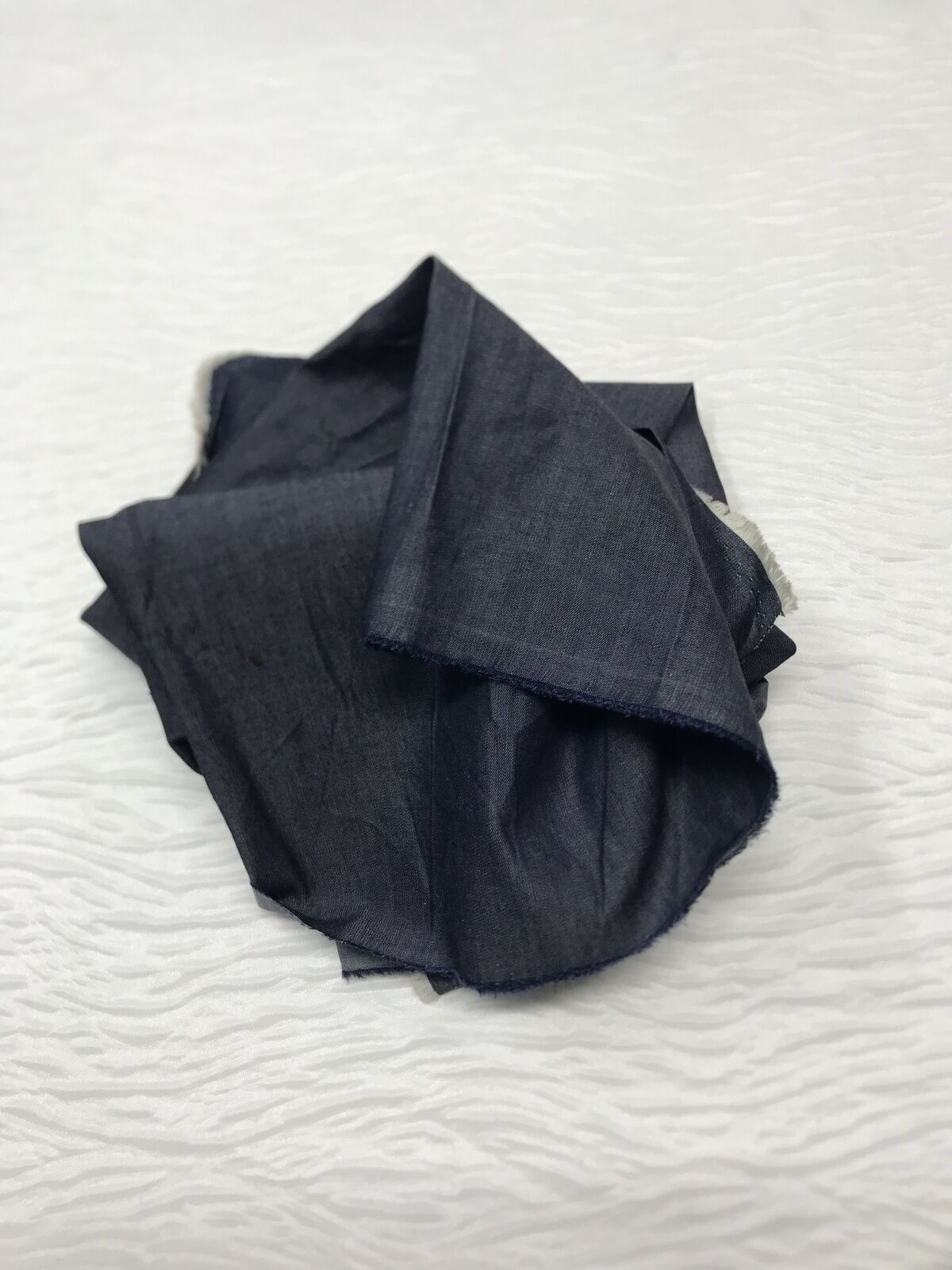 Lacivert İnce Kot Kumaş %100 Pamuk - Parça  200x150 cm