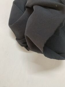 Siyah İnce Ribana Kumaş, Parça 50x150 cm