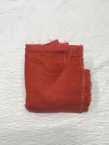 Ham Keten Kumaş Orta Kalın, Parça 360x140 cm - Turuncu