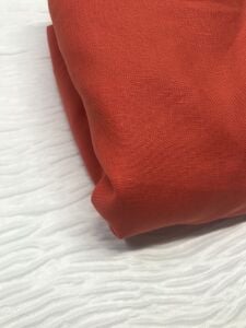 Ham Keten Kumaş Orta Kalın, Parça 360x140 cm - Turuncu
