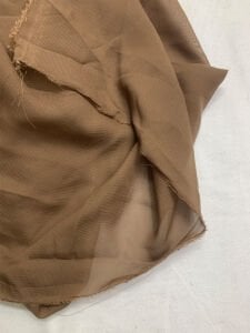 Şifon Kumaş, Parça 150x145 cm Kahverengi
