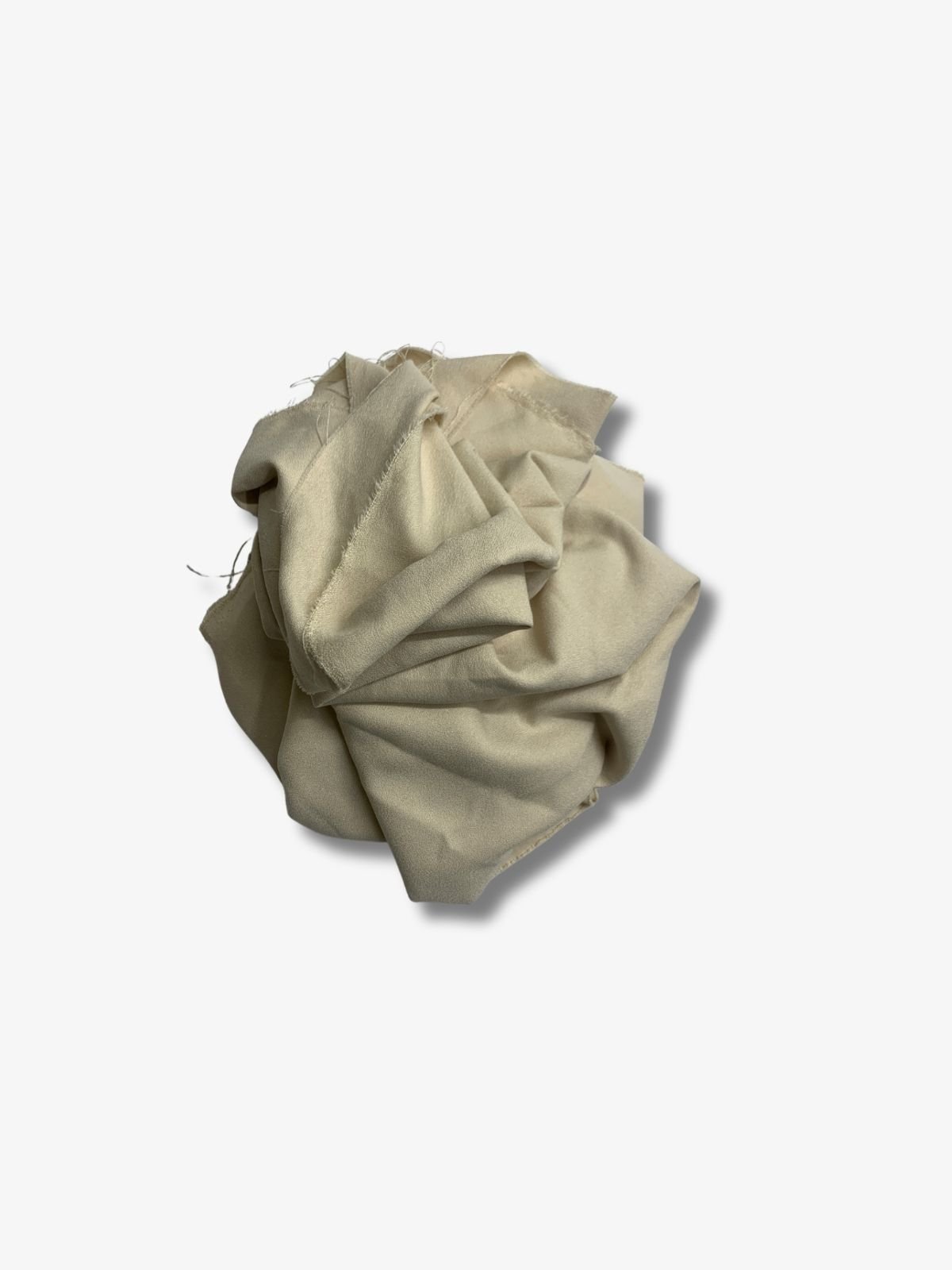 Kumlu Krep Kumaş, Parça 200x150 cm Bej Rengi