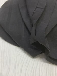 Dabıl Krep Kumaş, Parça 90x120 cm - Siyah