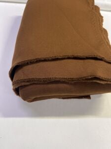Şardonlu 3 İplik Kumaş, Parça 100x190 cm - Taba
