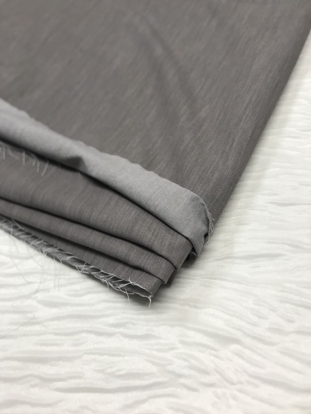 İnce Esnek Kot Kumaş Dökümlü - Gri, Parça 250x150 cm
