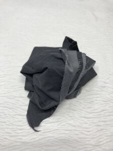 İnce Esnek Kot Kumaş Dökümlü - Antrasit, Parça 140x150 cm