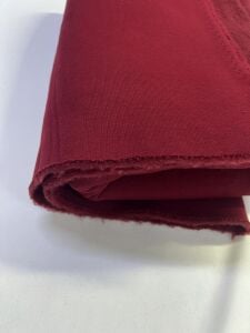 Şardonlu 3 İplik Kumaş, Parça 100x190 cm - Bordo