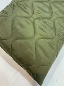 Haki Kapitone Kumaş Çift Taraflı İçi Elyaf Astarlı