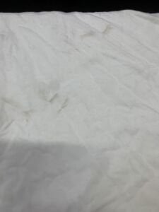 Pamuk 2 İplik Esnek Kumaş, Parça 140x180 cm - Ekru (HAFİF KİRLİ)