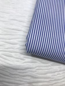 Çizgili Gömleklik Kumaş %100 Pamuk, Parça 210x140 cm (HAFİF KİRLİ)
