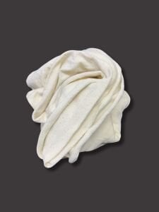 İnce 3 İplik Kumaş, Parça 90x190 cm - Krem