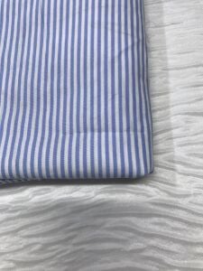 Çizgili Gömleklik Kumaş %100 Pamuk, Parça 220x140 cm (HAFİF KİRLİ)