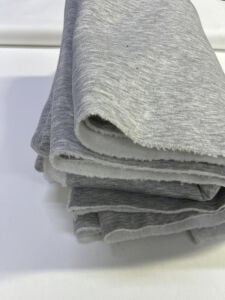 Şardonlu 3 İplik Kumaş, Parça 115x190 cm - Gri