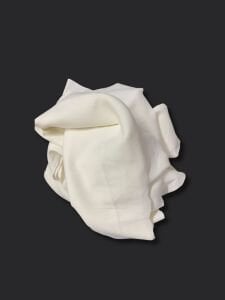 İnce Kaşkorse Kumaş, Parça 250x110 cm Ekru (İĞNE İZİ VAR)