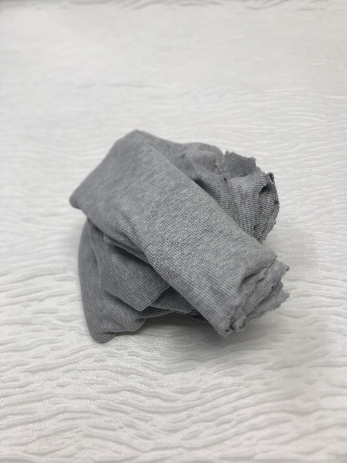 İnce Kaşkorse Kumaş Gri - Parça 100x110 cm