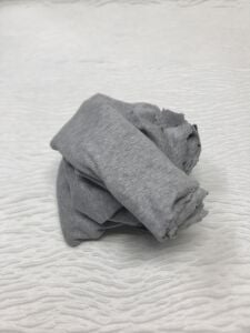 İnce Kaşkorse Kumaş Gri - Parça 100x110 cm