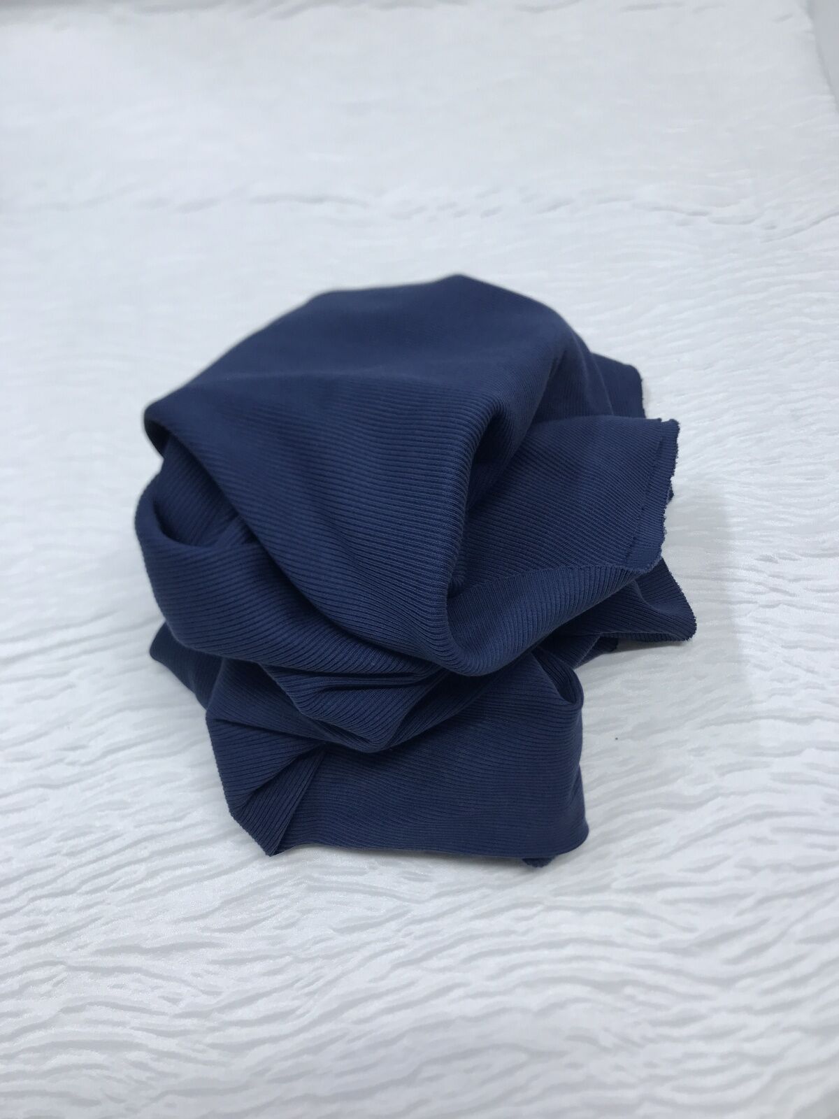 Ribana Fitilli Kumaş Lacivert – Parça 90x130 cm (HAFİF KİR VAR)