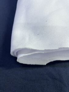 Şardonlu 3 İplik Kumaş, Parça 65x180 cm - Beyaz