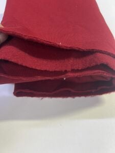 Şardonlu 3 İplik Kumaş, Parça 100x190 cm - Bordo