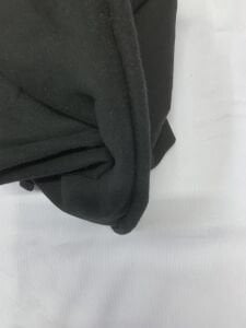 Bebe Ribanası Esnek Penye Kumaş, Parça 90x150 cm Siyah