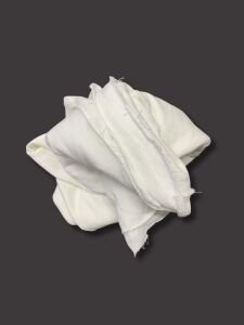 3 İplik Kumaş, Parça 110x190 cm - Ekru (HAFİF KİR VAR)