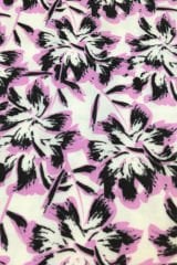 Çiçek Desenli Polar Kumaş