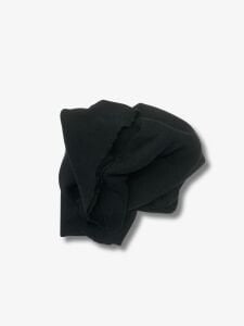 Bebe Ribanası Esnek Penye Kumaş, Parça 100x60 cm Siyah