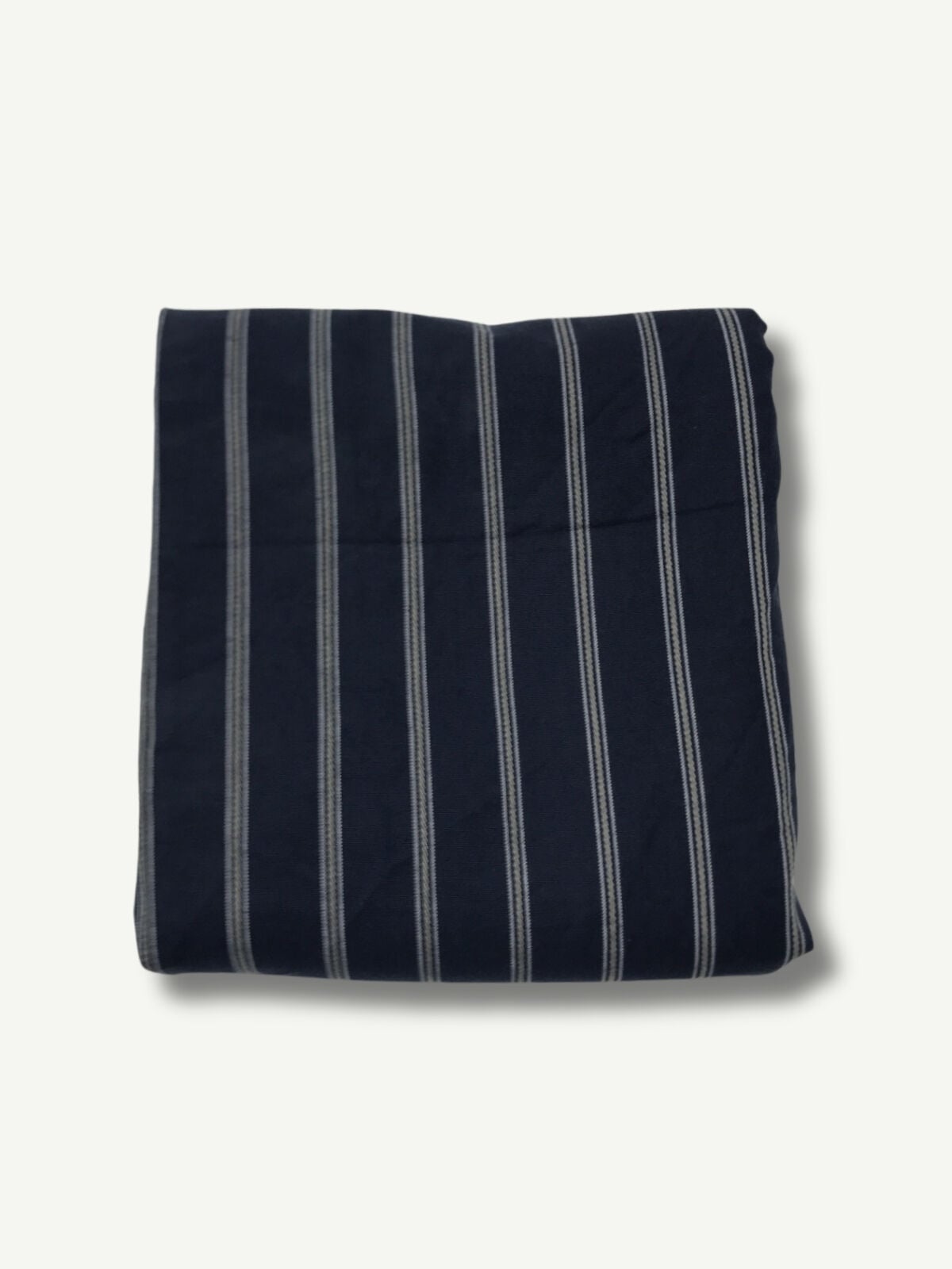 Çizgili Keten Gömleklik Kumaş %100 Pamuk, Parça 230x140 cm (HAFİF KİRLİ)