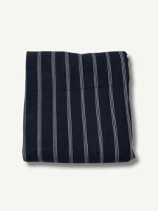 Çizgili Keten Gömleklik Kumaş %100 Pamuk, Parça 230x140 cm (HAFİF KİRLİ)