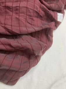 İnce Gömleklik Kumaş, Parça 200x150 cm Bordo Rengi