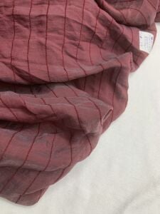 İnce Gömleklik Kumaş, Parça 220x150 cm Bordo Rengi