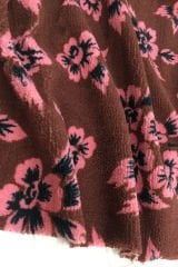 Çiçek Desenli Welsoft Kumaş