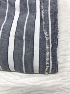 Çizgili Gömleklik Kumaş %100 Pamuk, Parça 90x150 cm