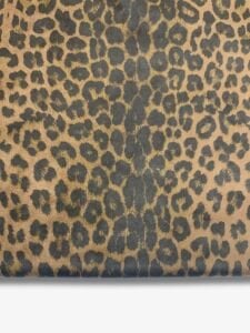 Süet Kumaş Kalın, Parça 125x140 cm Leopar Desenli