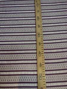 Mor Dantel Kumaş Çizgili -