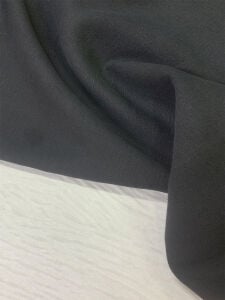 Siyah Ham Keten Kumaş Tok