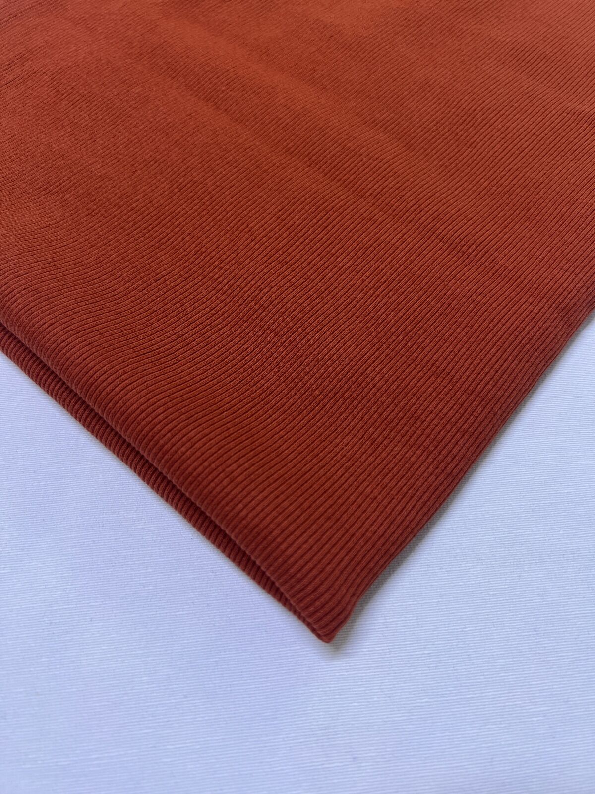 Ribana Fitilli Kumaş, Parça 55x110 cm Kiremit Renk