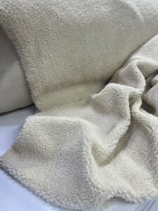 Krem Rengi Kuzu Teddy Kumaş