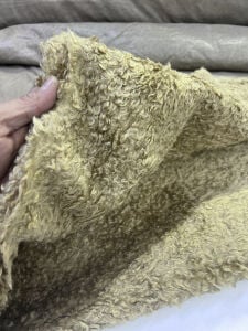 Kürk Astarlı Bej Deri Kumaş