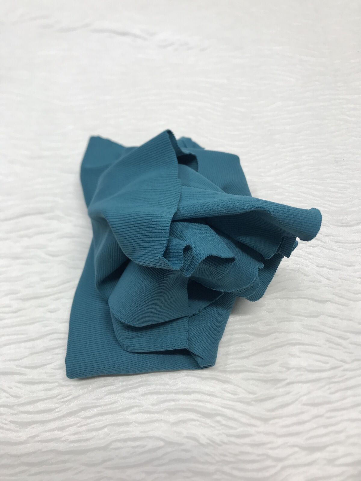 Ribana Fitilli Kumaş Turkuaz – Parça 90x110 cm