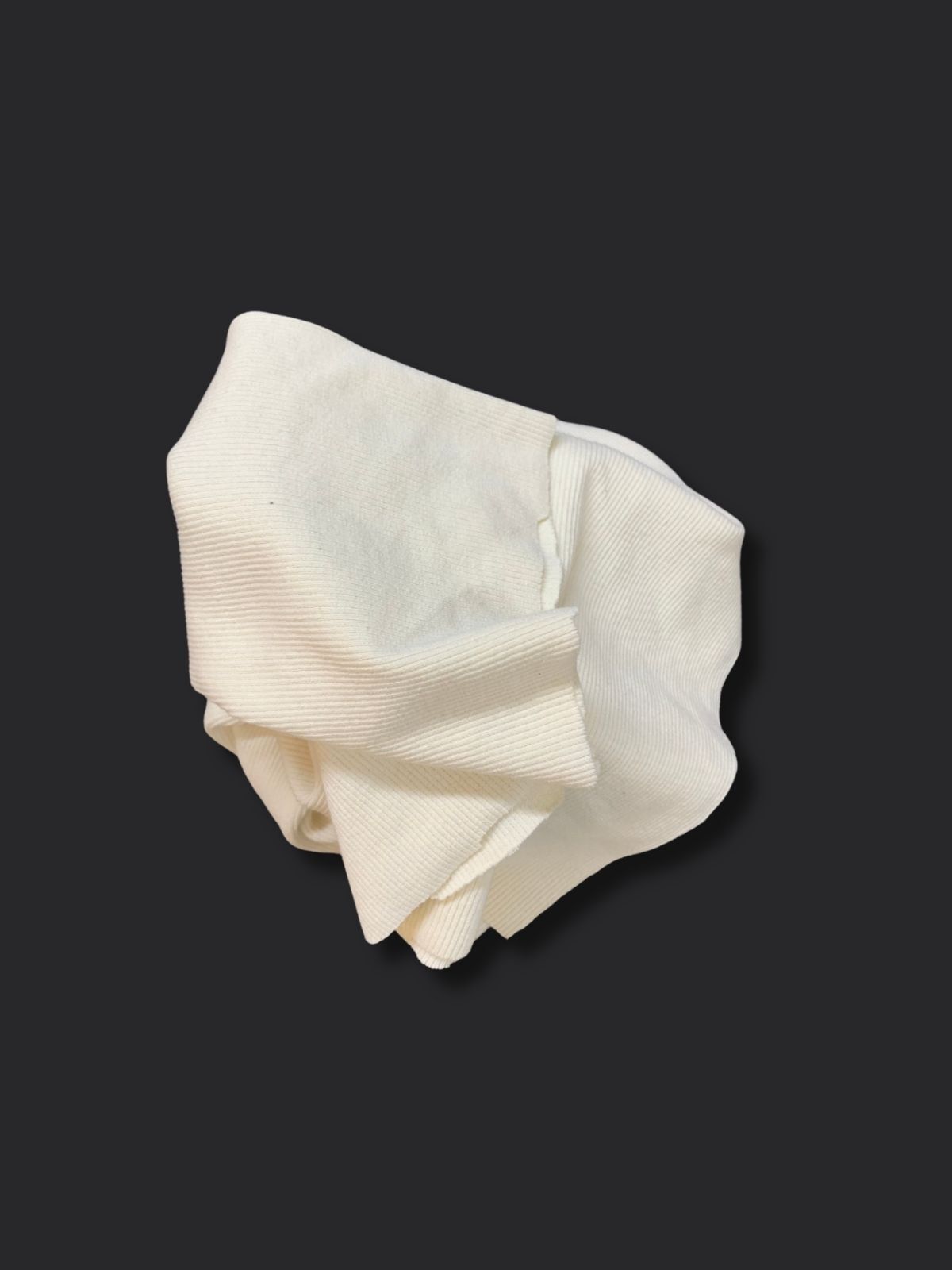 Ekru Kaşkorse (Ribana Fitilli) Kumaş, Parça 75x70 cm