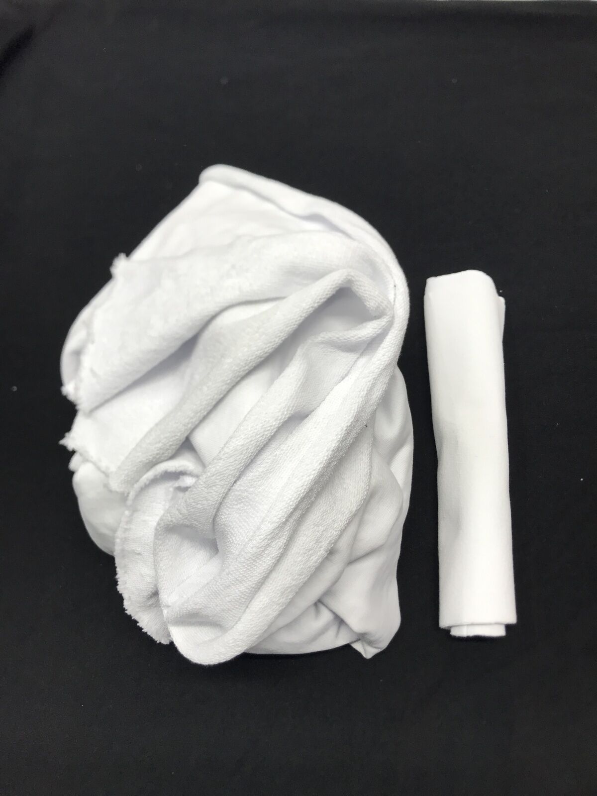 Ribanalı 3 İplik Kumaş Beyaz – Parça 100x200 cm