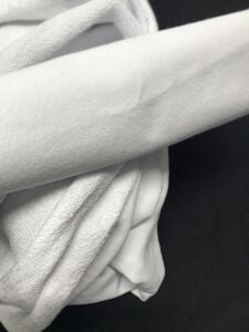 Ribanalı 3 İplik Kumaş Beyaz – Parça 100x200 cm