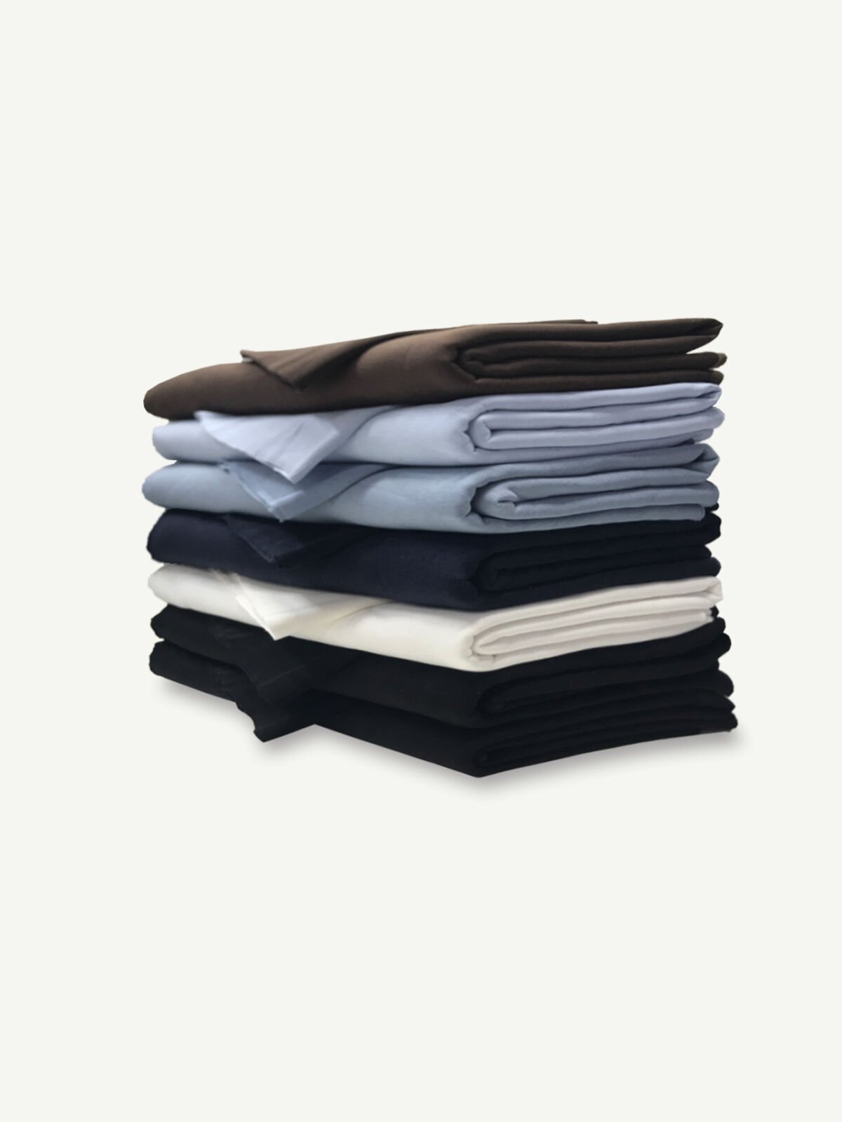 Ribanalı Şardonlu 3 İplik Kumaş Seti, Boyları 100-110 cm arası 7 adet