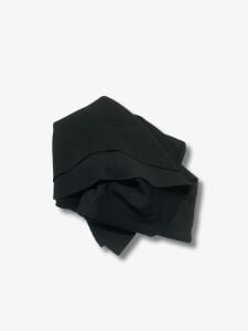 Eşofmanlık Kumaş Esnek Polyester, Parça 75x125 cm Siyah