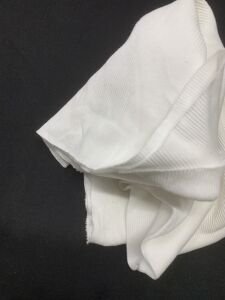 İnce Kaşkorse Kumaş, Parça 70x120 cm - Ekru