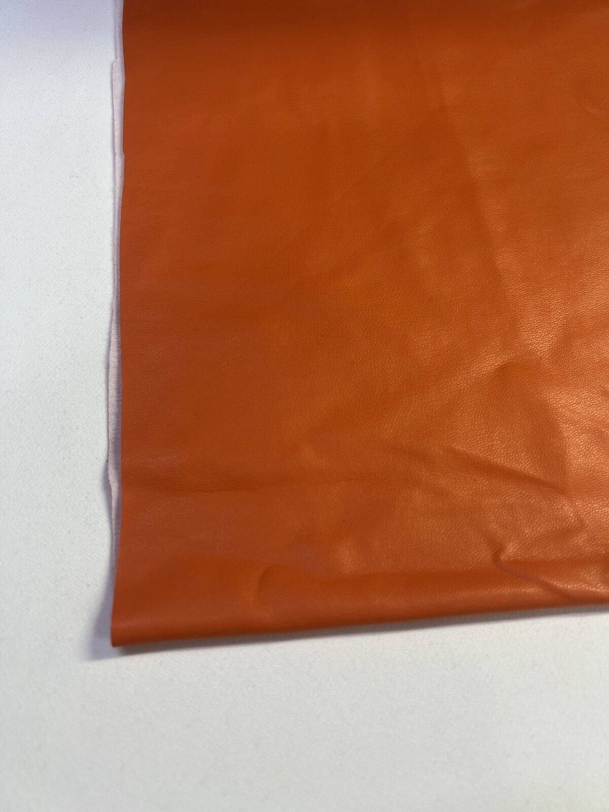 Turuncu Deri Kumaş (Suni) – Parça 20x50 cm