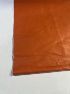 Turuncu Deri Kumaş (Suni) – Parça 20x50 cm