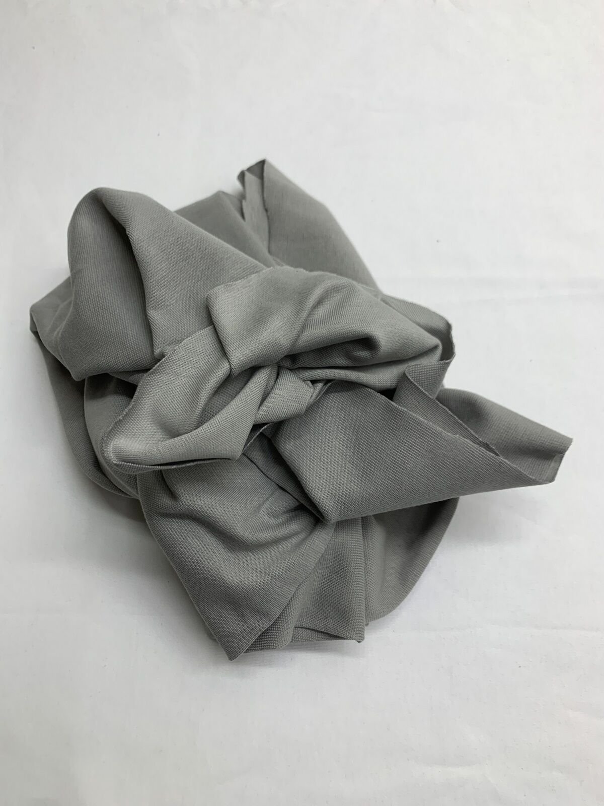 Gri İnce Ribana Kumaş, Parça 60x150 cm