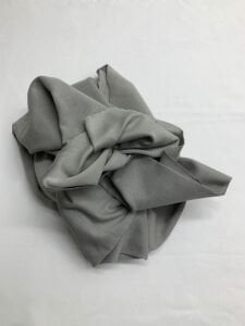 Gri İnce Ribana Kumaş, Parça 60x150 cm